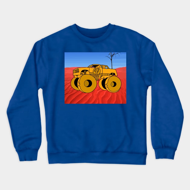 Big Monster Trucks Fan Crewneck Sweatshirt by flofin